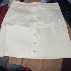 White skirt